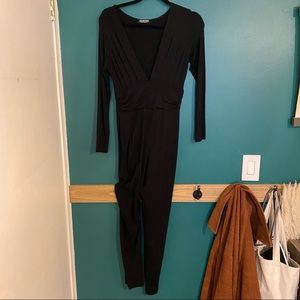 FASHION NOVA Black Jumpsuit - Size Large